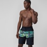 Short de bain bondi imprim 50 cm, hommes, noir