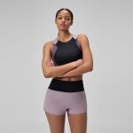 Short de bain femme lookout uni mauve