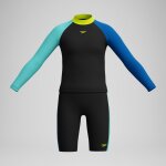 Short de bain gar�on 33 cm imprim� bleu