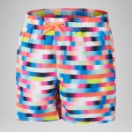 Short de bain garon  imprim numrique 15 pouces pour garons rouge / bleu