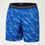 Short de bain homme hyperboom imprim bande 40 cm bleu / jaune