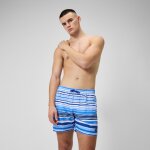Short de bain hommes printed leisure 40 cm pour hommes bleu de s�vres