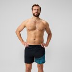 Short de bain hyperboom splice 40 cm, hommes, noir / bleu