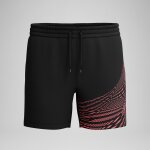 Short de bain hyperboom splice 40 cm, hommes, noir / corail
