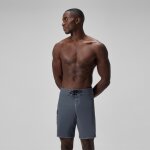 Short de bain long homme lookout 45 cm uni gris