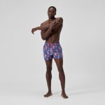 Short de bain redondo edge imprim� 35 cm, hommes, bleu / rose