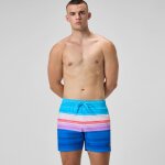 Short de bain redondo edge imprim� 40 cm, hommes, bleu / rose
