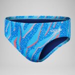 Slip de bain garon 6, 5 cm allover digital pour garons bleu frappant / bleu picton / rouge sirne