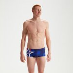 Slip de bain homme 17 cm club training placement digital superstar bleu