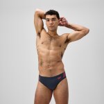 Slip de bain homme hyperboom splice gris / rouge