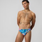 Slip beachstar 5 cm, hommes, bleu / rose