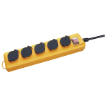 Bloc multiprise avec prises � clapet ip44