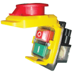 Bouton de s�curit� marche / arr�t � verrouillage ip54