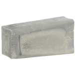 Brique de pte  polir grise 900 g pour prpolissage sur mtaux tendres