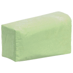 Brique de pâte à polir verte 900 g pour prépolissage sur acier et inox Brique de pâte à polir verte 900 g pour prépolissage sur acier et inox