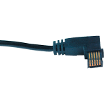 C�ble de connexion spc coud� � droite, 1 m�tre