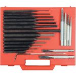 Coffret de 13 chasse - goupilles burins et pointeaux Coffret de 13 chasse - goupilles burins et pointeaux
