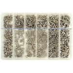 Coffret de 850 vis à tête fraisée fendue et écrous din 936 + din 934, inox a2 Coffret de 850 vis à tête fraisée fendue et écrous din 936 + din 934, inox a2
