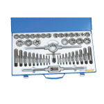 Coffret d'atelier 44 pièces avec 20 tarauds individuels hss, 20 filières extensibles hss et accessoires ... Coffret d'atelier 44 pièces avec 20 tarauds individuels hss, 20 filières extensibles hss et accessoires ...