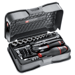 Coffret de douilles et embouts 1 / 4 - 31 pièces Coffret de douilles et embouts 1 / 4 - 31 pièces