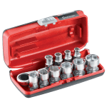 Coffret de douilles hexagonales 1 / 4 6 pans 11 pièces Coffret de douilles hexagonales 1 / 4 6 pans 11 pièces
