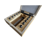 Coffret de mandrin � pinces er 16 avec �cou miniature et queue cylindrique � 20 x 100 mm et 10 pinces ...