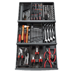 Composition de 101 outils 9 modules pour 3 tiroirs