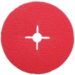 Disque fibre grain c�ramique � 125 mm, al�sage 22 mm, grain 60, quantum f996