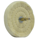 Disques sur tige toile coton de polissage