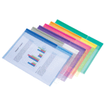 Enveloppes de classement à fermeture velcro color Enveloppes de classement à fermeture velcro color