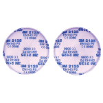 Filtre anti - poussire p2 2125 pour masque respiratoire - boite 20 filtres