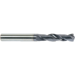 Forets aciers, � trous d'huile, s�rie courte 3xd, queue cylindrique carbure monobloc micrograin, rev�tus ...