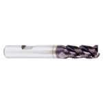 Fraises trijet , 3 dents, �bauche profil rond pas fin hr, s�rie normale, queue cylindrique, coupe au ...