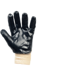 Gants coton enduits paume et doigts nitrile lourd