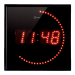 Horloge murale  led rouges