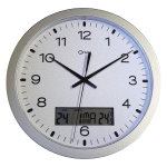 Horloge murale  cran digital  30 cm