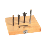 Jeu de 4 fraises à pointer, chanfreiner, rainurer, contourner, surfacer, copier Jeu de 4 fraises à pointer, chanfreiner, rainurer, contourner, surfacer, copier
