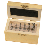 Jeu de 6 forets taraudeurs � queue hexagonale 1 / 4''