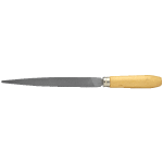 Lime  cl plate pointue emmanche din 7283, longueur 100 mm, taille mi - doux