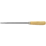 Lime à clé ronde emmanchée din 7283, longueur 100 mm, taille mi - doux Lime à clé ronde emmanchée din 7283, longueur 100 mm, taille mi - doux