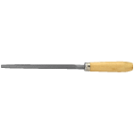 Lime à clé triangulaire emmanchée din 7283, longueur 100 mm, taille mi - doux Lime à clé triangulaire emmanchée din 7283, longueur 100 mm, taille mi - doux