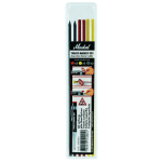 Lot de 6 recharges graphite - rouge - jaune trade