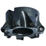 Fraise  copier, diamtre 50 mm, plaquette ronde, 4 dents