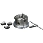 Mandrin de tour 3 mors pour fixation sur plateau diviseur, � 100 mm