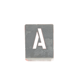 Pochoir de lettres - jeu de 26 lettres pochoir haut. 50 mm