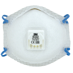 Masque jetable respiratoire à coque avec soupape 3m cool flow ffp2 8322 - lot de 10 masques Masque jetable respiratoire à coque avec soupape 3m cool flow ffp2 8322 - lot de 10 masques