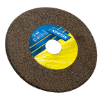 Meule marron de touret pour bavurage des aciers 150 mm, paisseur 16 mm, alsage 32 mm a36pvs