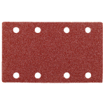 Patin abrasif rectangulaire perfors 8 trous auto - agrippant 115 x 230 mm, grain 40