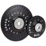 Plateau support ventil� pour disques fibre � 125 mm, fixation m14