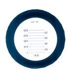 Rticule pour loupe de prcision n10